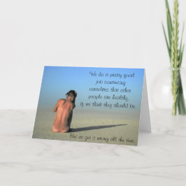 "Ich glaube dir" Validierungskarte für chronische Karte