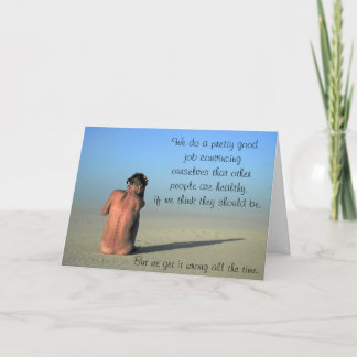 "Ich glaube dir" Validierungskarte für chronische Karte