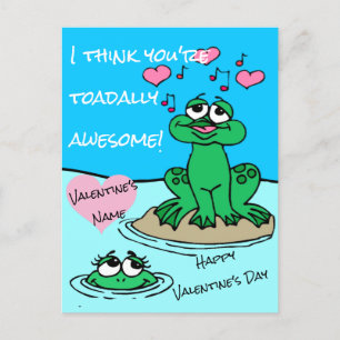 Ich glaube, du bist völlig Phantastisch Froschvale Postkarte