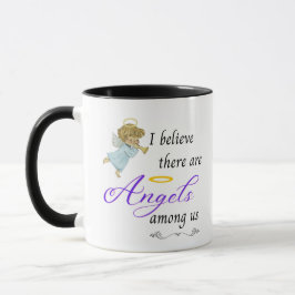 Ich glaube, es gibt Engel unter uns Tasse