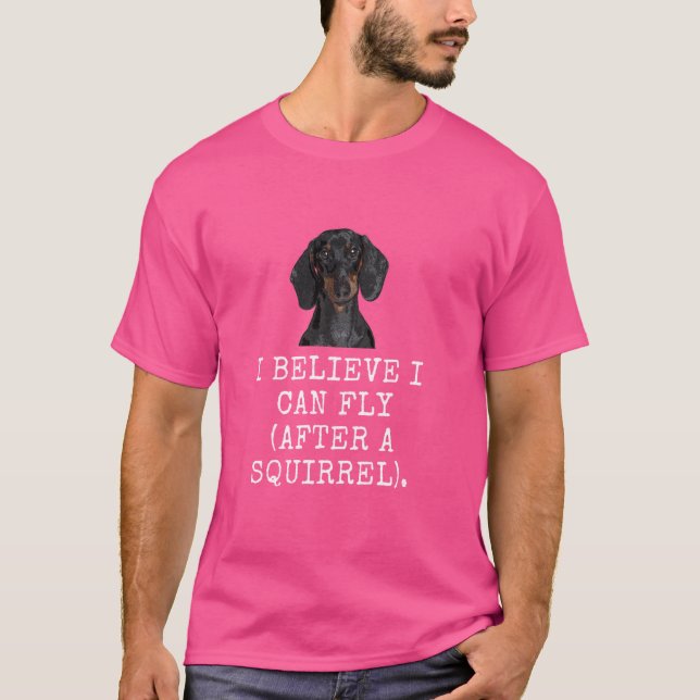 Ich glaube, ich kann fliegen (nach einem Eichhörnc T-Shirt (Vorderseite)