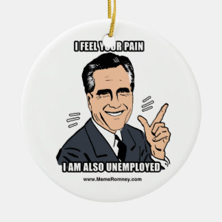 ICH GLAUBE IHREN SCHMERZ, die ich AUCH ARBEITSLOSE Keramikornament