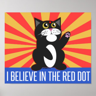 Ich glaube, Katze Poster