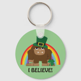 Ich glaube! Leprechaun Bigfoot Schlüsselanhänger