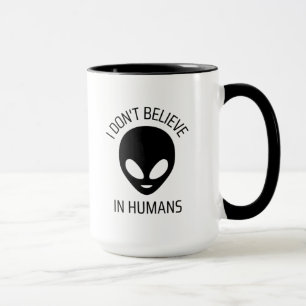 Ich glaube nicht an die Tasse des Humans