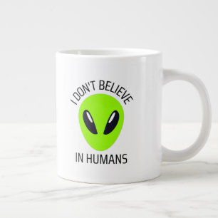 Ich glaube nicht an die Tasse des Humans