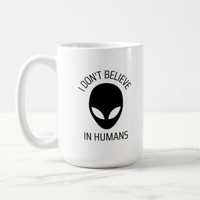Ich glaube nicht an die Tasse des Humans (Links)