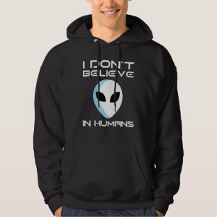 Ich glaube nicht an Menschen Hoodie