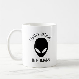 Ich glaube nicht an Menschen Kaffeetasse
