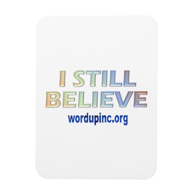 Ich glaube noch magnet (Vertikal)