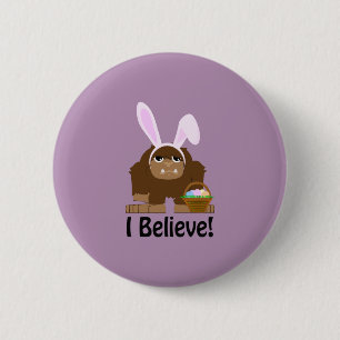 Ich glaube! Ostergras Button