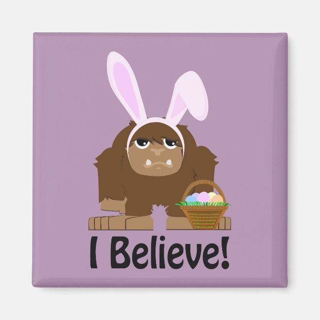 Ich glaube! Ostergras Magnet (Vorne)