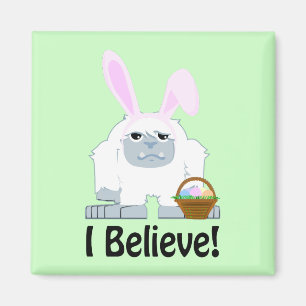 Ich glaube! OsterYeti Magnet