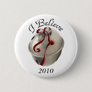 Ich glaube Reindeer Bell Button