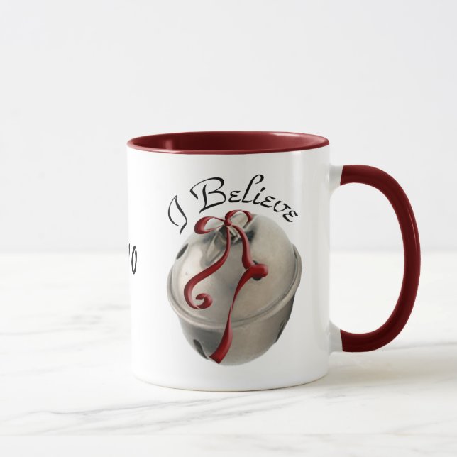 Ich glaube Reindeer Bell Tasse (Rechts)