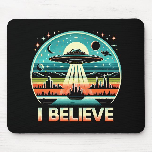 Ich glaube - UFO Mousepad (Vorne)