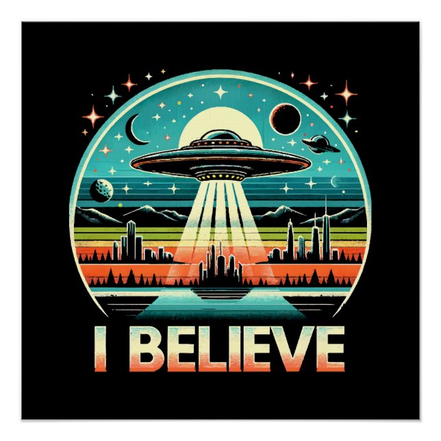 Ich glaube - UFO Poster (Vorderseite)