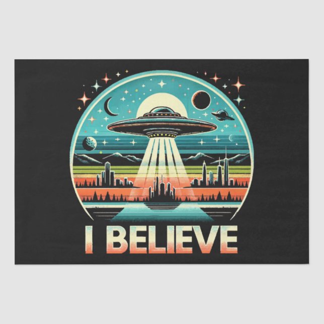 Ich glaube - UFO Seidenpapier (Vorderseite)