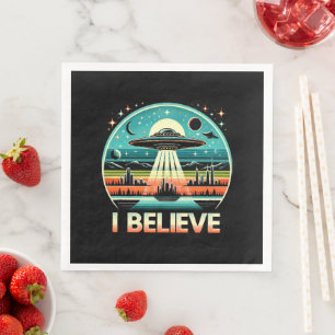 Ich glaube - UFO Serviette