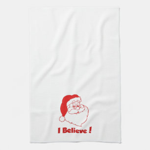 "Ich glaube Weihnachtshandtuch" Küchentuch