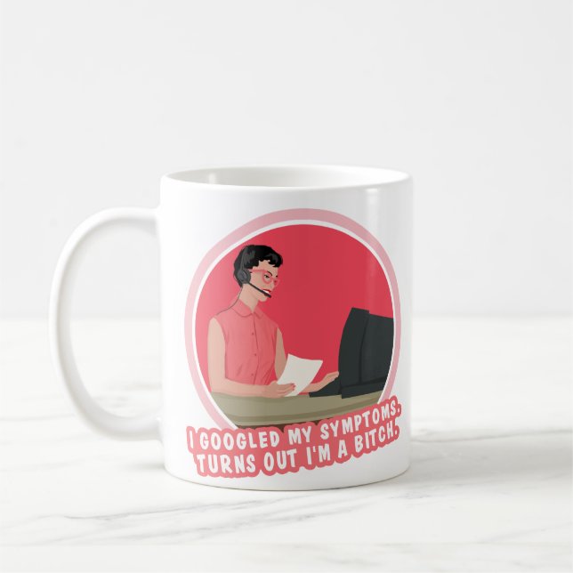 Ich googelte meine Symptome, wie sich herausstellt Kaffeetasse (Links)