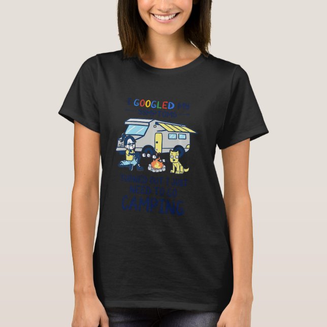 Ich googelte mir die Symptome, als ich einfach geh T-Shirt (Vorderseite)
