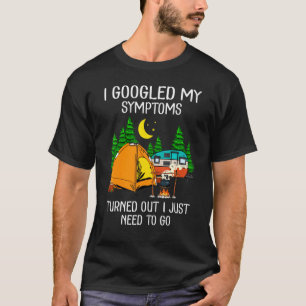 Ich googelte mir meine Symptome, die mir gerade au T-Shirt
