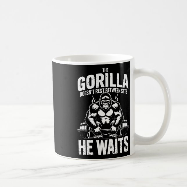 Ich Got, dass Gorilla in mir Phase Gym Workout Bul Kaffeetasse (Rechts)