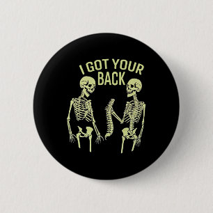 Ich Got dein KK Halloween Skeleton Skull Sarcastic Button