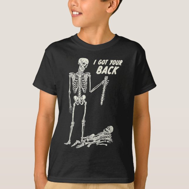 Ich Got dein KK Halloween Skeleton Skull Sarcastic T-Shirt (Vorderseite)