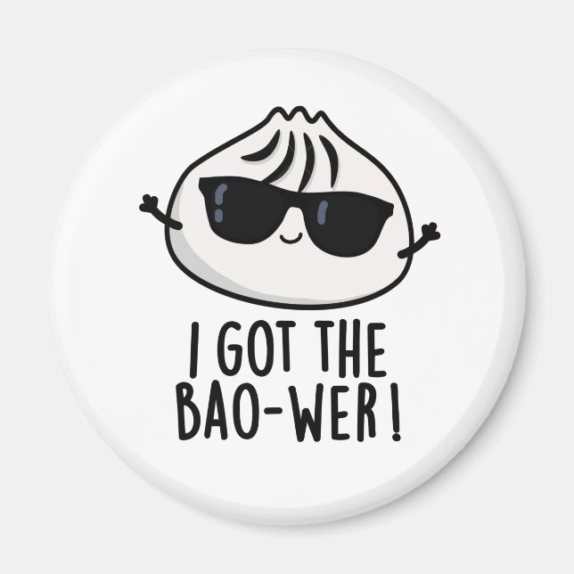 Ich Got den Bao-wer Funny Dimsum Pun Magnet (Vorne)