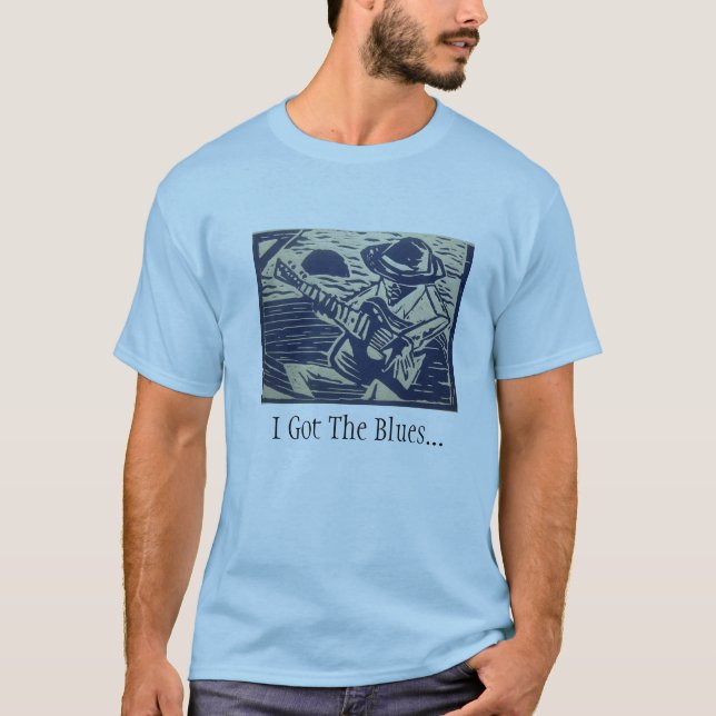 Ich got die Blues… T-Shirt (Vorderseite)