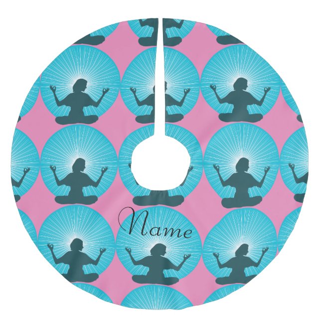 Ich Got diese Thunder_Cove Polyester Weihnachtsbaumdecke (Vorderseite)