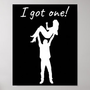 Ich Got eine Funny Bride Groom Bachelor Wedding Pa Poster