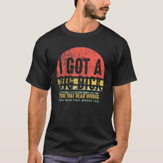 Ich Got einen Dig Bick - Vintager Erwachsener Humo T-Shirt