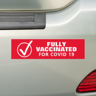 Ich got gegen Covid-Pro-Impfung geimpft Autoaufkleber