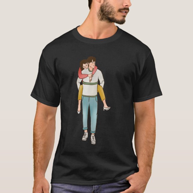 Ich got ihr zurück und ich Liebe meine Ehefrau Hap T-Shirt (Vorderseite)