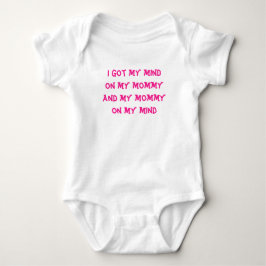 Ich Got meine Gedanken an meine Mami. Baby Strampler