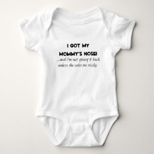 "Ich Got meine Mama-Nase" Kinder/Baby-Shirts Baby Strampler