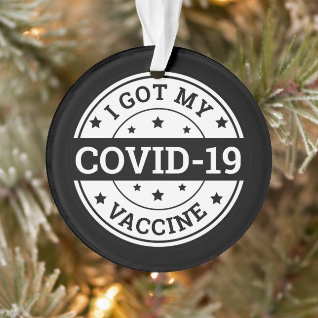 Ich Got meinen Covid-19-Impfstoff Ornament (Baum)