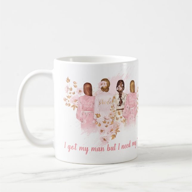 Ich got meinen Mann, aber ich benötige noch meine Kaffeetasse (Links)