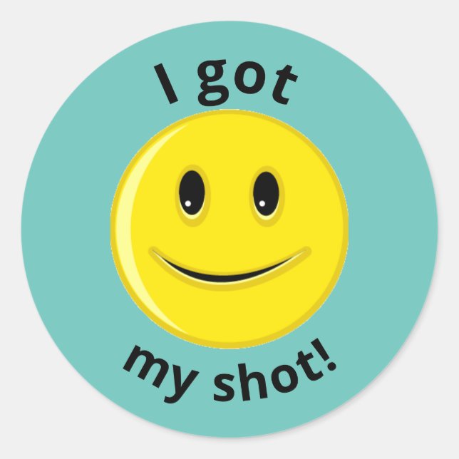 Ich Got meinen Sticker für die Schuhrunde (Vorderseite)