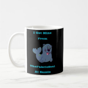 Ich Got mich aus dem Siegel Stoff in Zazzle Kaffeetasse