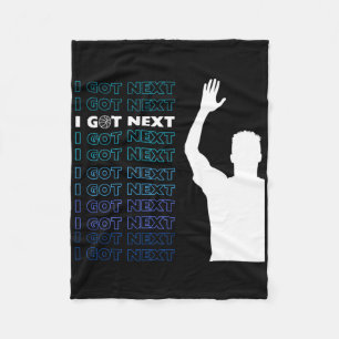 Ich Got Nächstes Basketball Funny - Blau Schwarz Fleecedecke