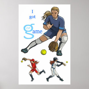 Ich Got Spiel (Softball) Poster