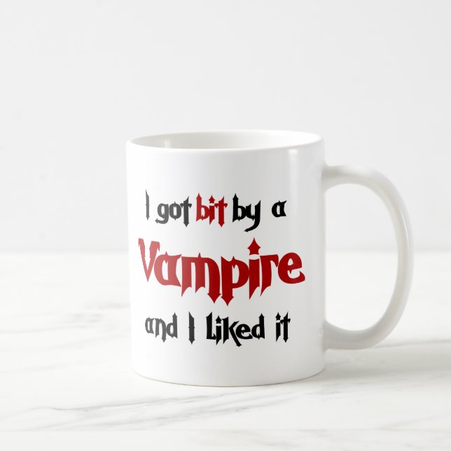 Ich got Stückchen durch einen Vampire Kaffeetasse (Rechts)