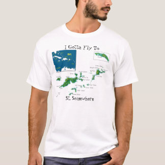 Ich got, um zu St. irgendwo zu fliegen T-Shirt