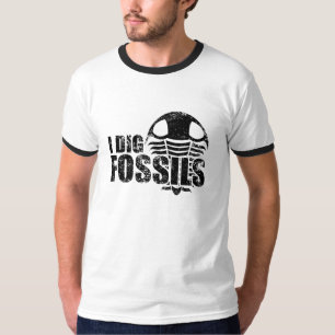 Ich grabe Fossilien Trilobit T-Shirt