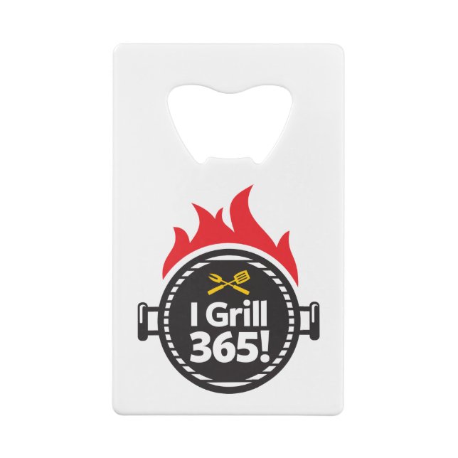 Ich grille 365! kreditkartenflaschenöffner (Rückseite)