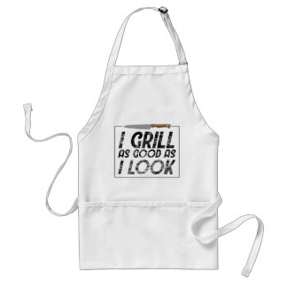 Ich grille so gut wie ich aussehe Vatertag Grillma Schürze